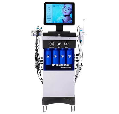 Maniglie facciali della macchina 120W 14 di cura di pelle BIO- LED Hydradermabrasion idro