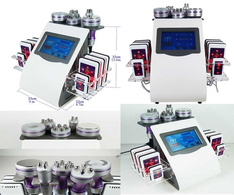 6 in 1 rf Lipolaser che dimagrisce la macchina grassa di cavitazione di vuoto 40k della macchina