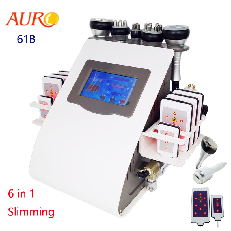 Macchina 6 di cavitazione del laser Lipo del salone rf in 1 110V 220V per perdita di peso